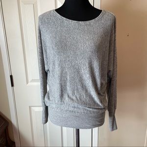 Grey Tunic with side buttons Size Medium